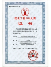 华远监理公司富恒广场项目部荣获"2019年度建设工程BIM大赛”二等奖